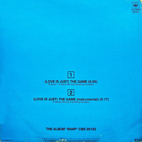 Peter Brown (2) - (Love Is Just) The Game (second-hand LP)