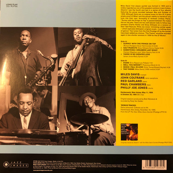 Miles Davis - Steamin' (LP) - Velvet Music