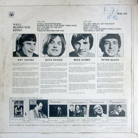 Kinks, The - Well Respected Kinks (tweedehands LP) - Velvet Music