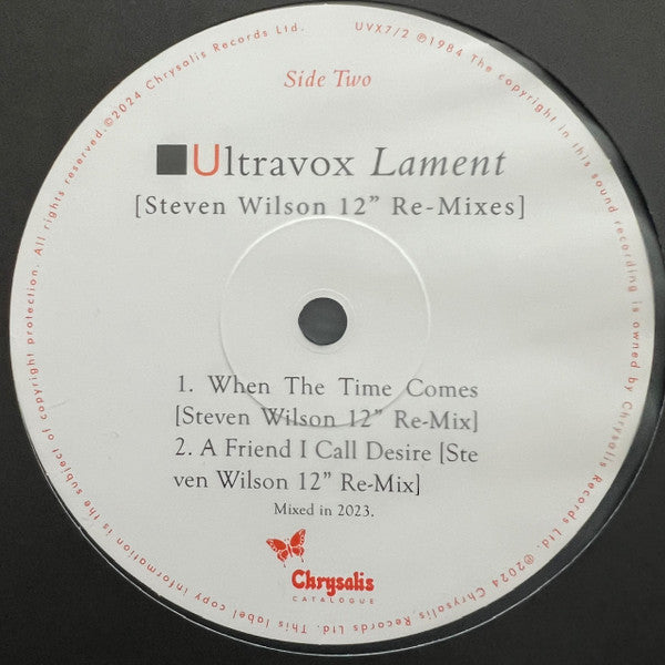 Ultravox - Re-mixes (Steven Wilson 12" Re-Mixes) (12-inch maxi-single)