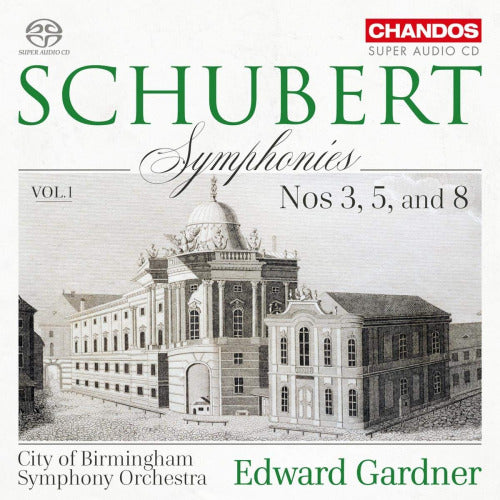 Franz Schubert - Symphonies vol.1: nos. 3, 5 and 8 (CD) - Velvet Music