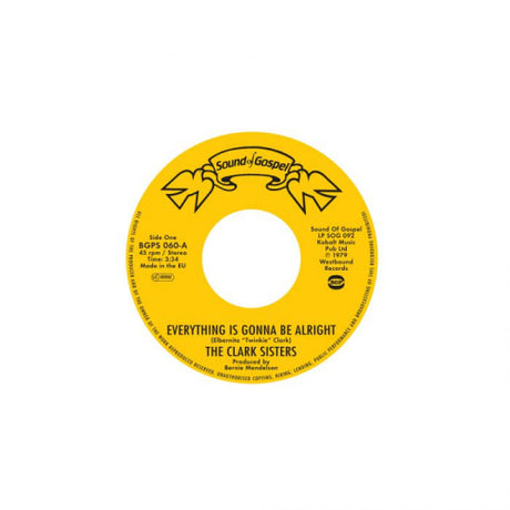 The Clark Sisters - Everything is gonna be alright (12-inch maxi-single) - Velvet Music