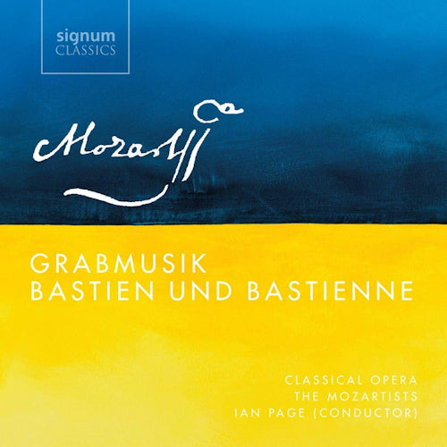 Wolfgang Amadeus Mozart - Grabmusik, bastien und bastienne (CD) - Velvet Music