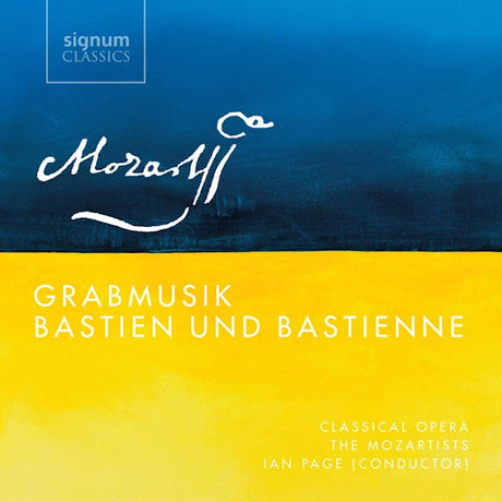 Wolfgang Amadeus Mozart - Grabmusik, bastien und bastienne (CD) - Velvet Music