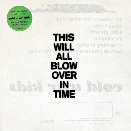 Cold War Kids - This will all blow over in time (LP)