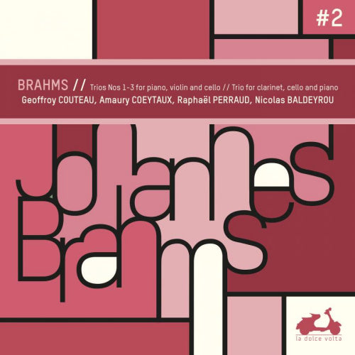 Geoffroy Couteau / Amaury Coeytaux - Brahms: trios nos.1-3 for piano (CD) - Velvet Music
