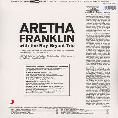 Aretha Franklin With Ray Bryant Combo, The - Aretha (LP) - Velvet Music