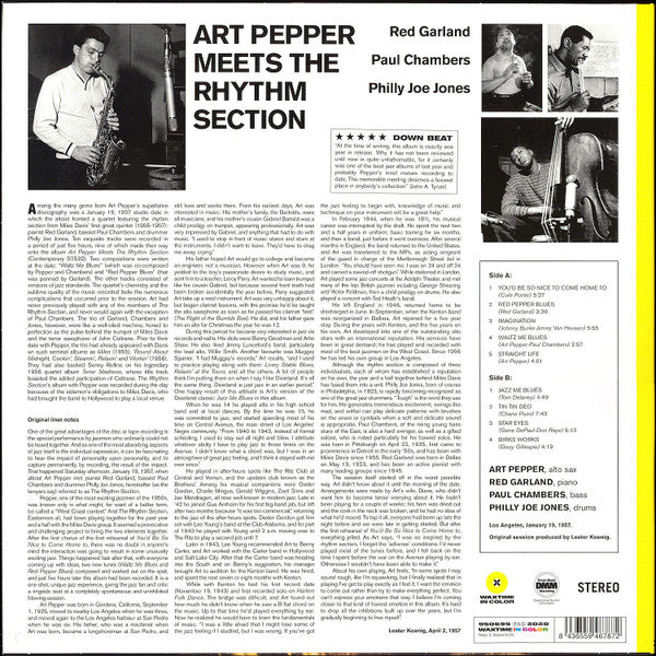Art Pepper - Art Pepper Meets The Rhythm Section (LP) - Velvet Music