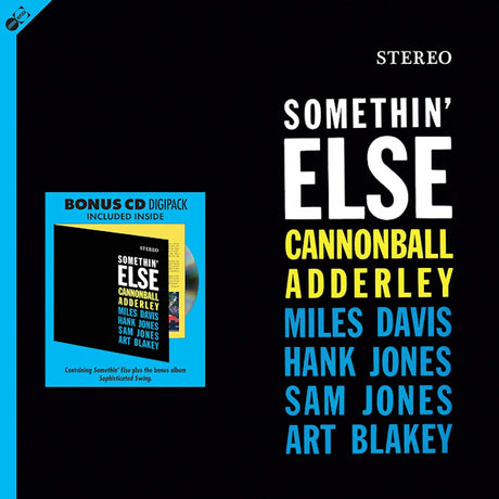 Cannonball Adderley - Somethin' else (LP) - Velvet Music