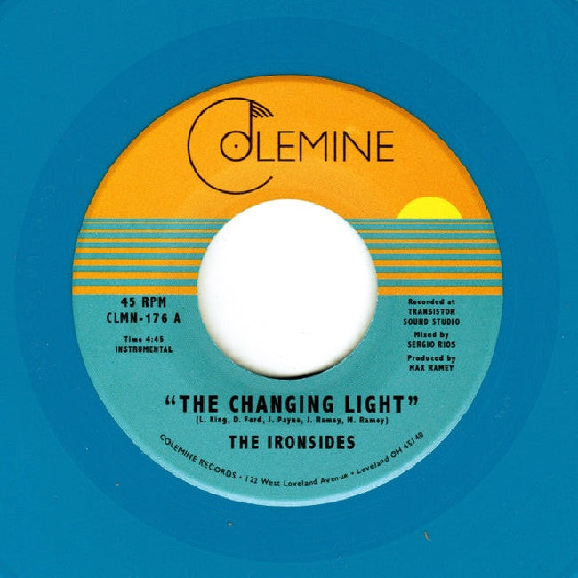 Ironsides - Changing light (opaque blue) (12-inch maxi-single) - Velvet Music