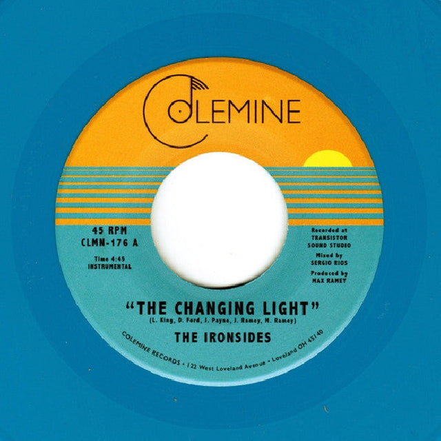 Ironsides - Changing light (opaque blue) (12-inch maxi-single) - Velvet Music