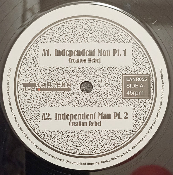 Creation Rebel - Independent Man/creation Rebel (12-inch maxi-single)