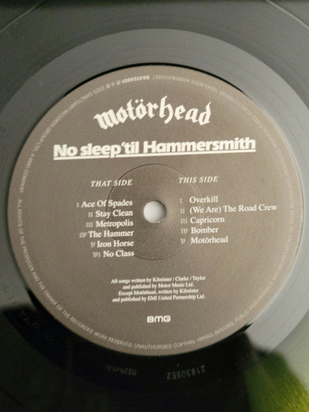 Motörhead - No Sleep 'Til Hammersmith (LP) - Velvet Music