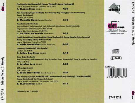 Various - Tribute To W.C. Handy (tweedehands CD) - Velvet Music