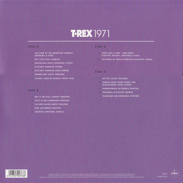 T. Rex - 1971 (LP) - Velvet Music