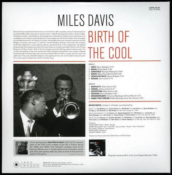 Miles Davis - Birth Of The Cool (LP) - Velvet Music