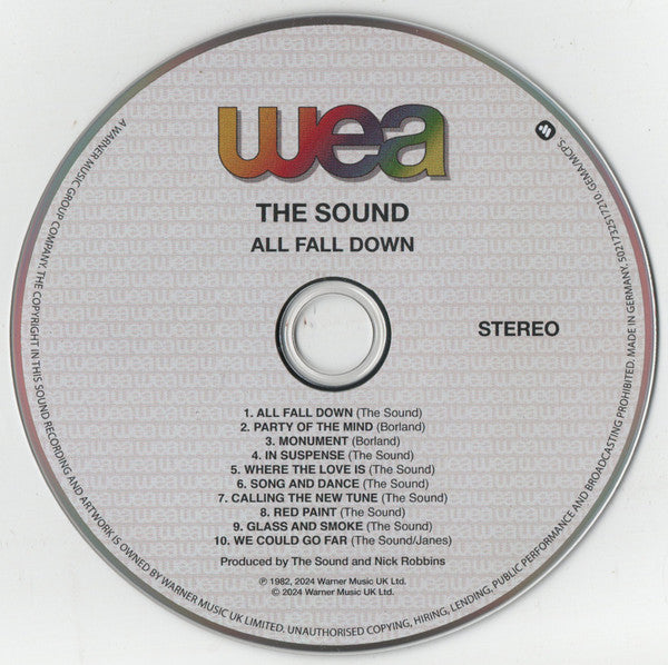 Sound (2), The - All Fall Down (CD) - Velvet Music