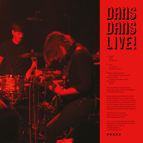 Dans Dans - Live! (LP) - Velvet Music