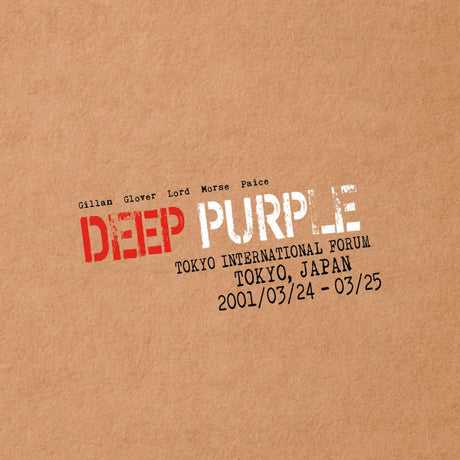 Deep Purple - Live in tokyo 2001 (CD) - Velvet Music