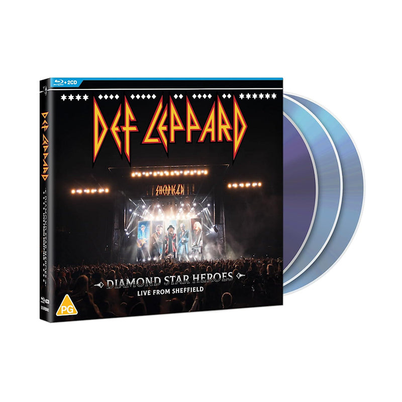 Def Leppard - Diamond star heroes live from sheffield (CD + Blu-ray Vidéo)