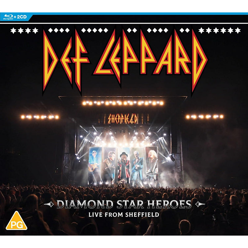 Def Leppard - Diamond star heroes live from sheffield (CD + Blu-ray Vidéo)