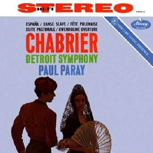 Paul Paray Detroit Symphony Orchestra - The music of chabrier (LP)