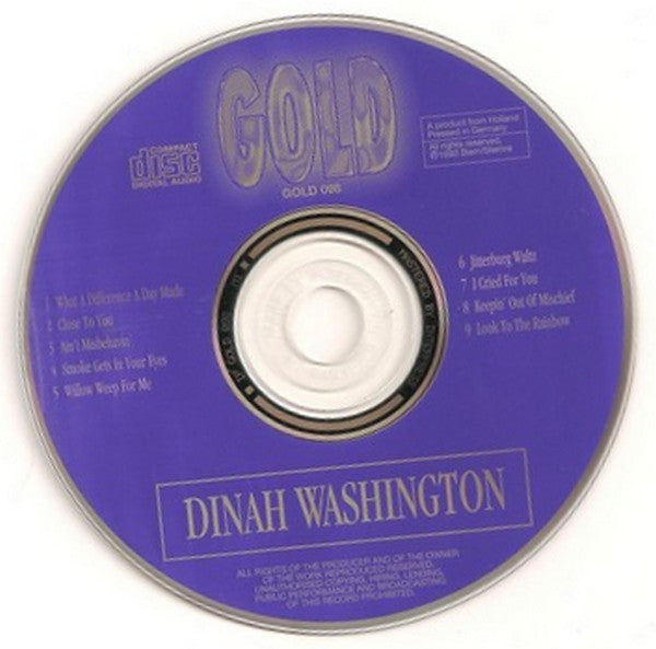 Dinah Washington - Gold (CD d'occasion)