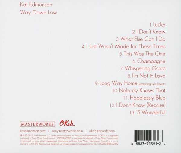 Kat Edmonson - Way Down Low (used CD)