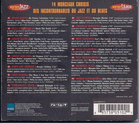 Various - Warner Jazz: Les Incontournables (tweedehands CD) - Velvet Music