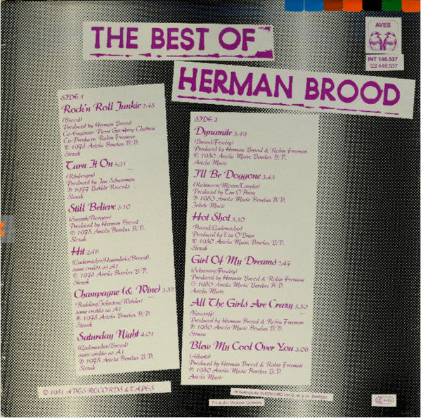 Herman Brood - The Best Of Herman Brood (tweedehands LP) - Velvet Music