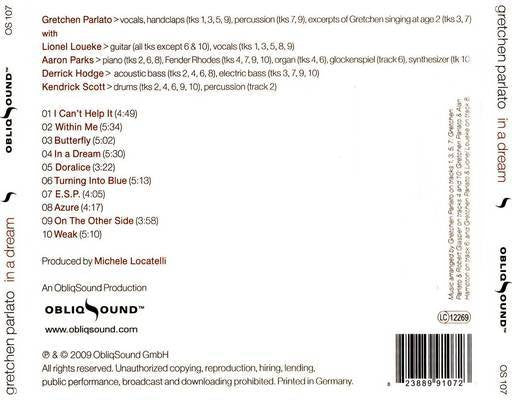 Gretchen Parlato - In A Dream (second hand CD)