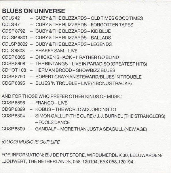 Cuby + Blizzards - Forgotten Tapes (tweedehands CD) - Velvet Music