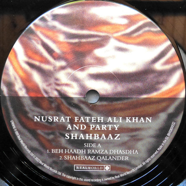 Nusrat Fateh Ali Khan & Party - Shahbaaz (LP) - Velvet Music