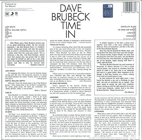 Dave Brubeck - Time In (LP) - Velvet Music