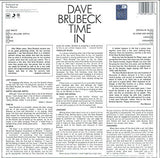 Dave Brubeck - Time In (LP) - Velvet Music