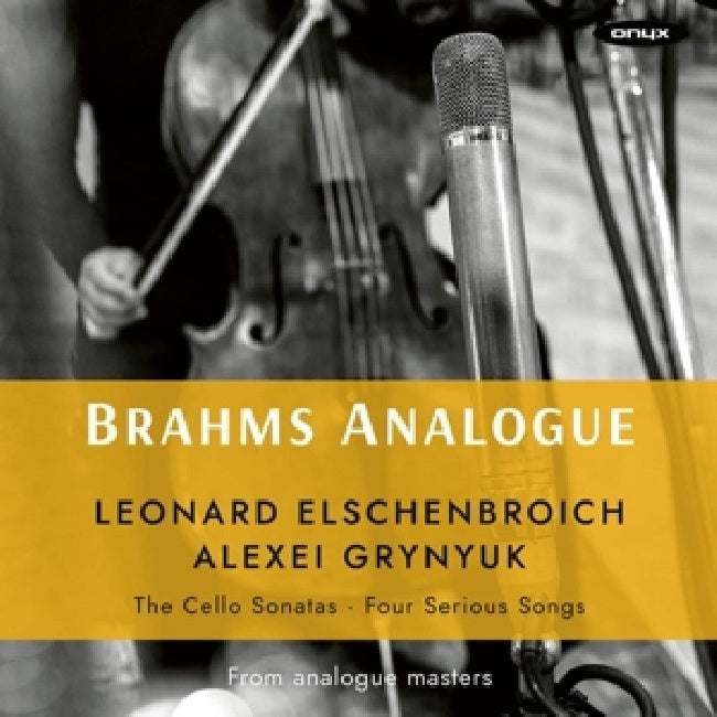Leonard Elschenbroich - Brahms analogue: cello sonatas nos. 1 & 2 / four serious songs (CD)