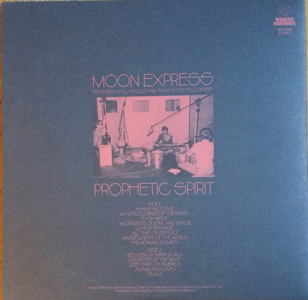 Moon Express Featuring Paul Arnold (8) & Tsvia & The Followers - Prophetic Spirit (LP)