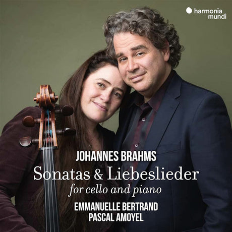 Emmanuelle Bertrand / Pascal Amoyel - Brahms: sonatas & liebeslieder for cello and piano (CD) - Velvet Music