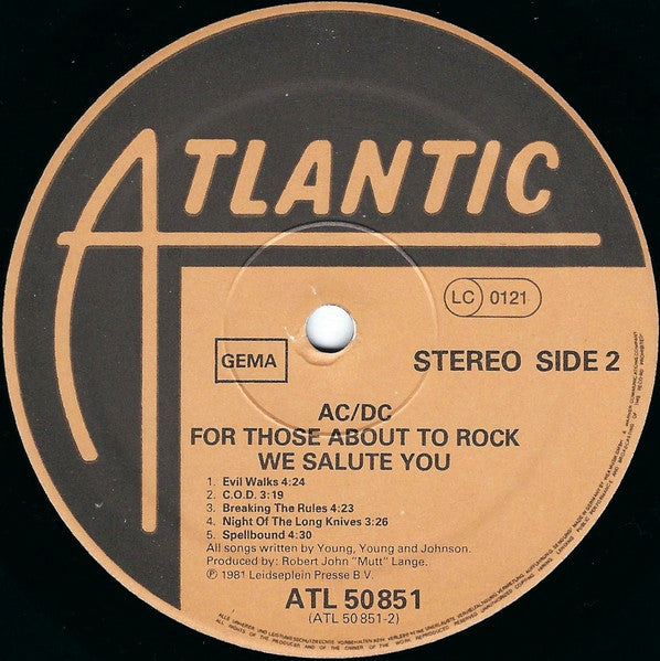 AC/DC - For Those About To Rock We Salute You (tweedehands CD) - Velvet Music