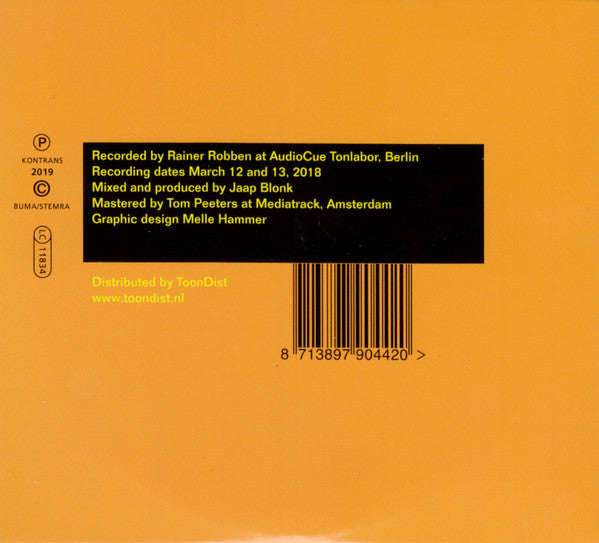 Ute Wassermann, Jaap Blonk & Michael Vorfeld - Wassermann, Blonk & Vorfeld (tweedehands CD) - Velvet Music