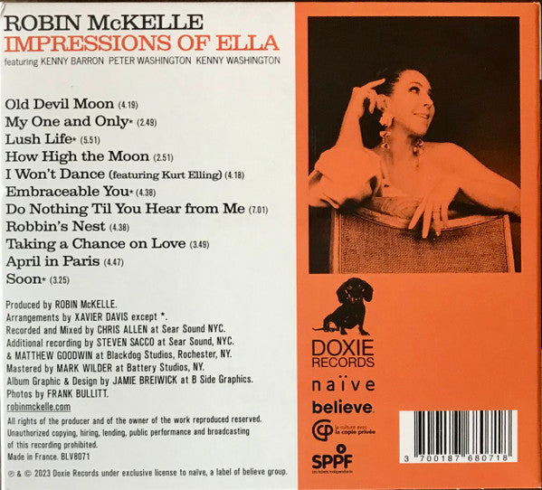 Robin McKelle - Impressions Of Ella (CD d'occasion)