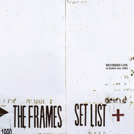Frames - Set list (CD) - Velvet Music