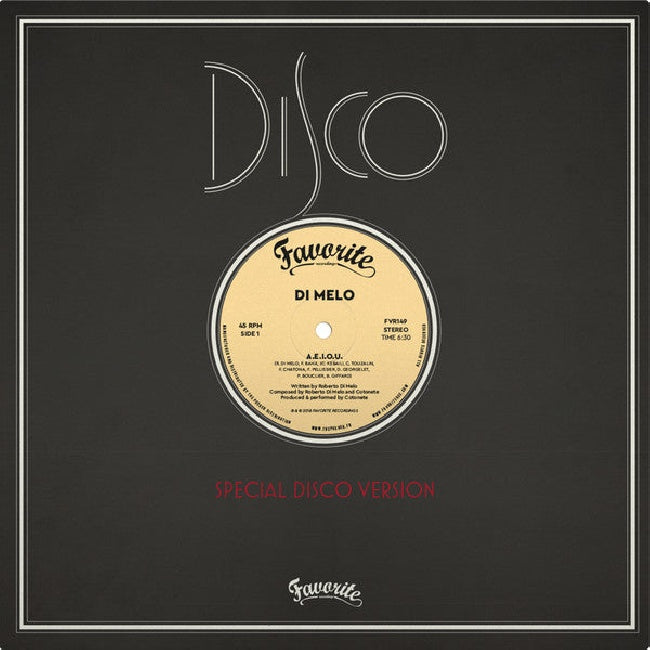 Di Melo - A.e.i.o.u. (maxi 45 tours)