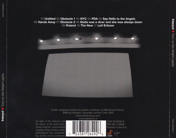 Interpol - Turn On The Bright Lights (tweedehands CD) - Velvet Music