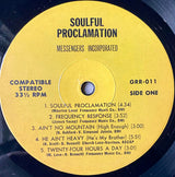 Messengers Incorporated – Soulful Proclamation (LP)