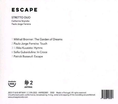 Stretto Duo - Escape (tweedehands CD)