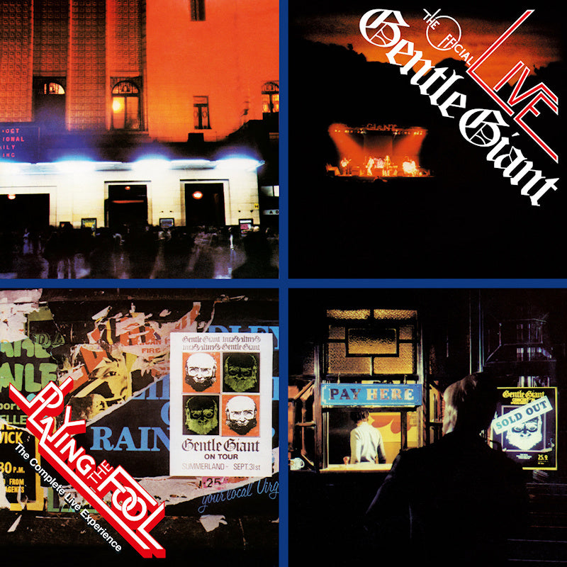 Gentle Giant - Playing the fool - the complete live experience (CD) - Velvet Music