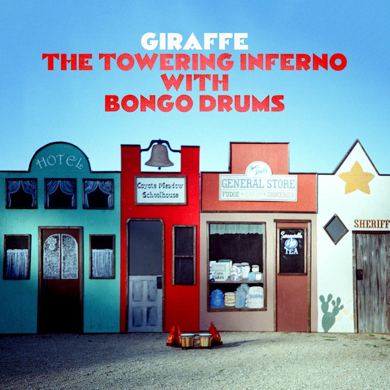 Giraffe - The towering infernowith bongo drums (transparent red) (LP)