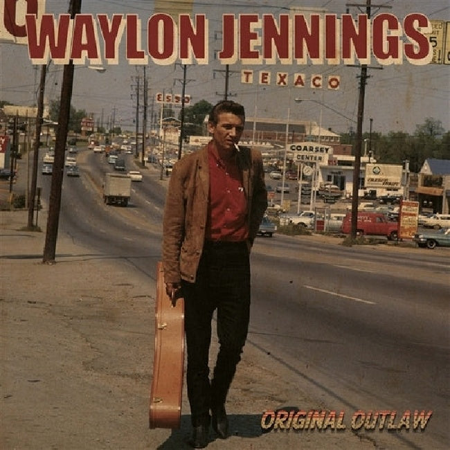 Waylon Jennings - (red/gold) original outlaw (LP)