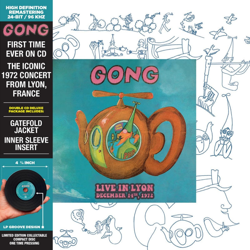 Gong - Live in Lyon, 14 décembre 1972 -réédition- (CD)